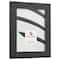 Craig Frames Jasper Charcoal Black Picture Frame